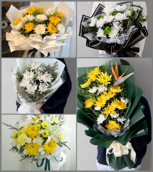 福建莆田秀屿区笏石镇温东村白事花束代送